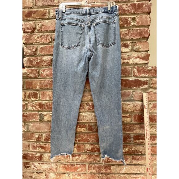 Abercrombie & Fitch Skinny High Rise Jeans Women's 30 Distressed Light Wash‎ - Picture 2 of 9